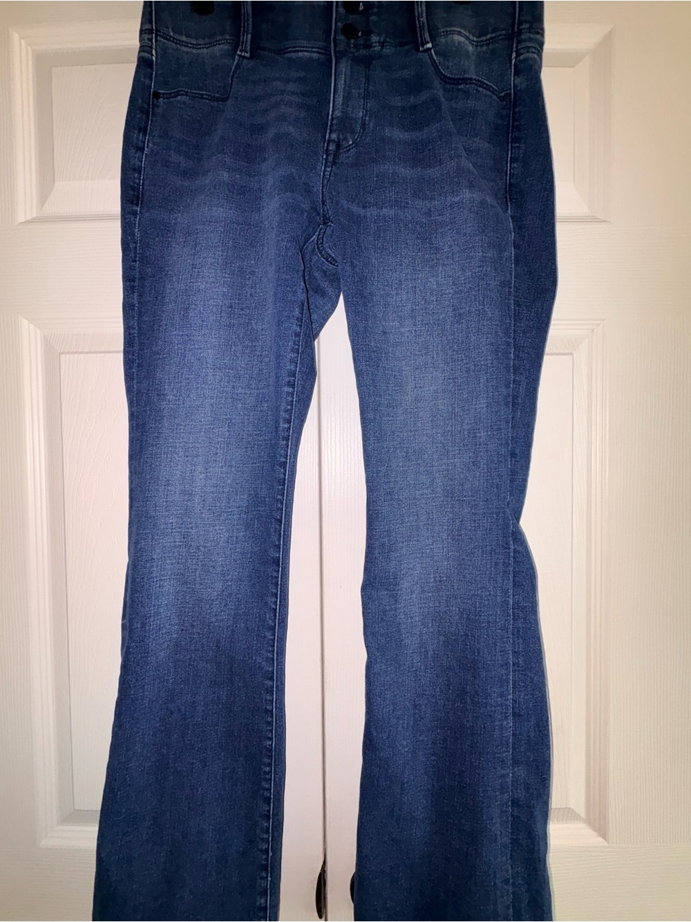 Apt. 9 Dark Blue Bootcut Jeans With Tummy Control - Picture 4 of 16